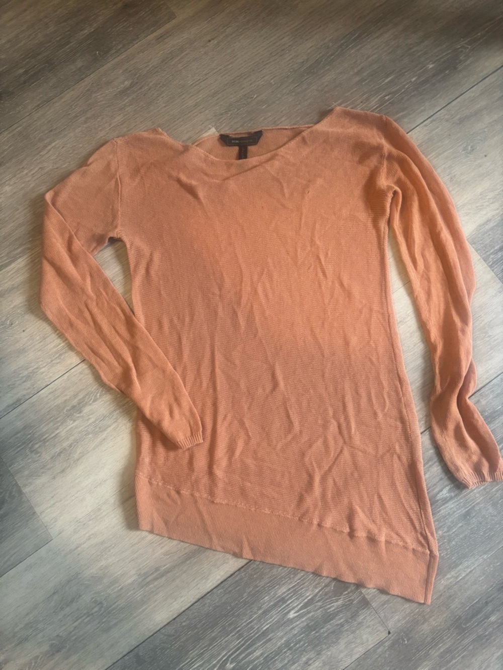 BCBGMaxAzria Peach Crewneck Sweater